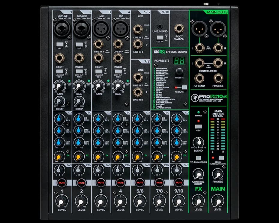 מיקסר מאקי Mackie ProFX10v3